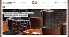 Desktop Screenshot of lederriemen.com