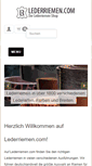 Mobile Screenshot of lederriemen.com
